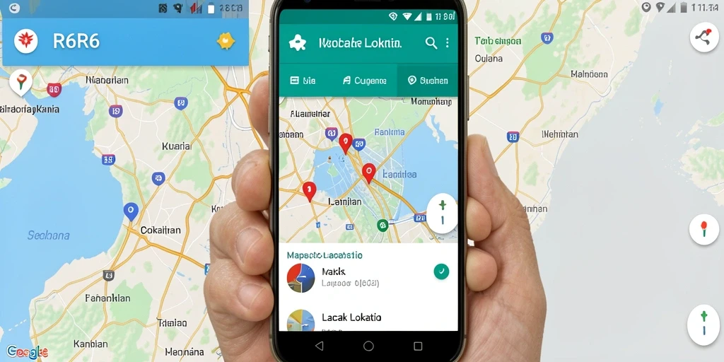 Antarmuka R6R6 yang intuitif untuk lacak lokasi secara real-time.