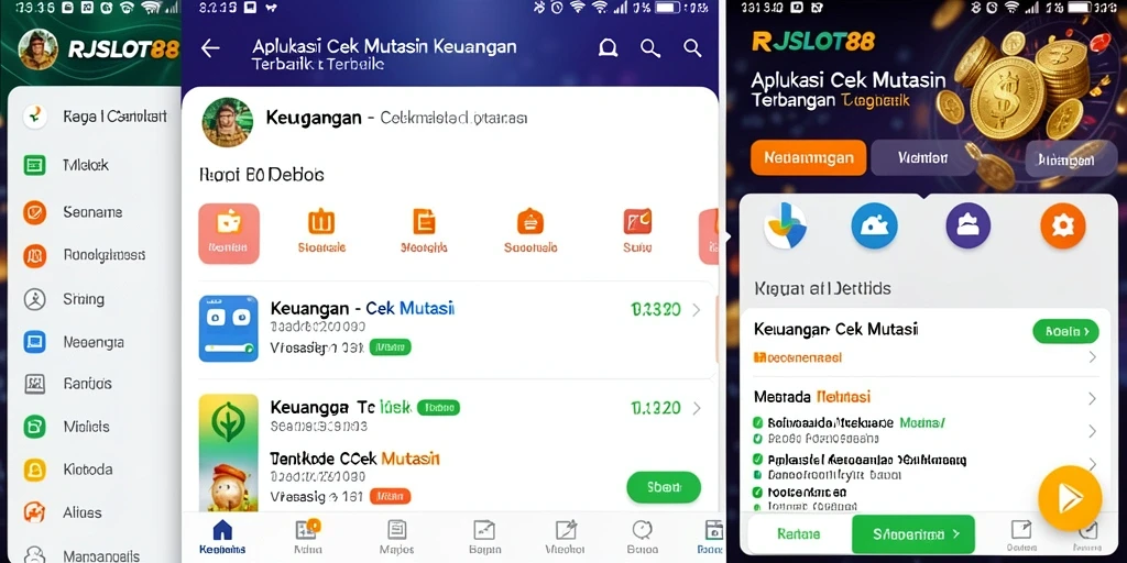 Tampilan antarmuka aplikasi Cek Mutasi RJSLOT88 yang intuitif.