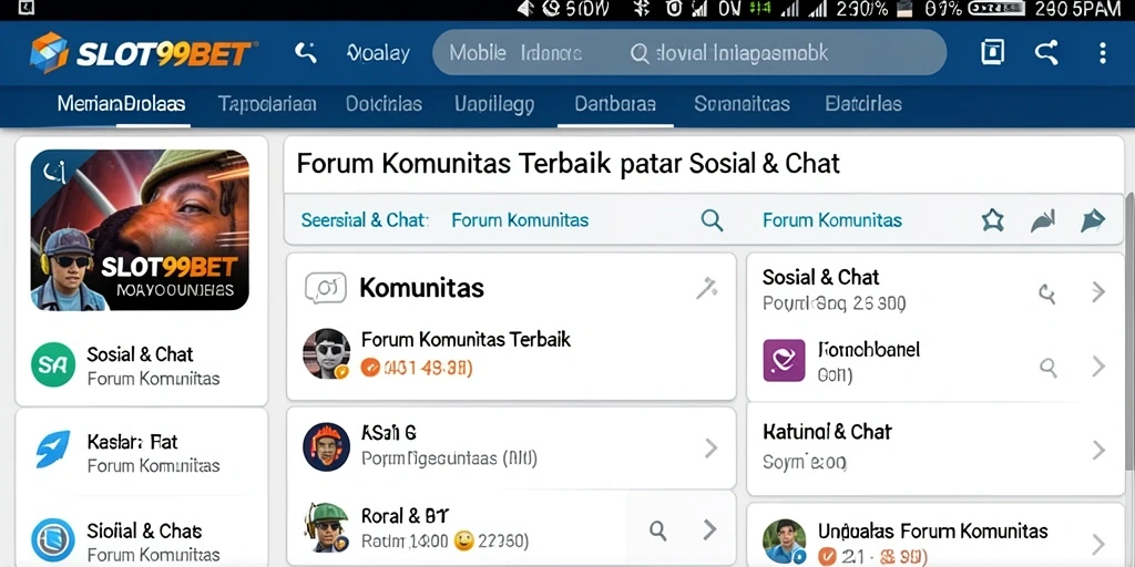 Tampilan antarmuka menarik dan mudah digunakan dari SLOT99BET.
