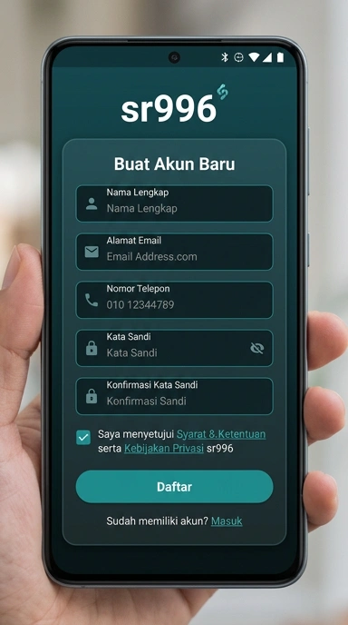 Buat Akun Baru sr996 Dengan Mudah dan Cepat